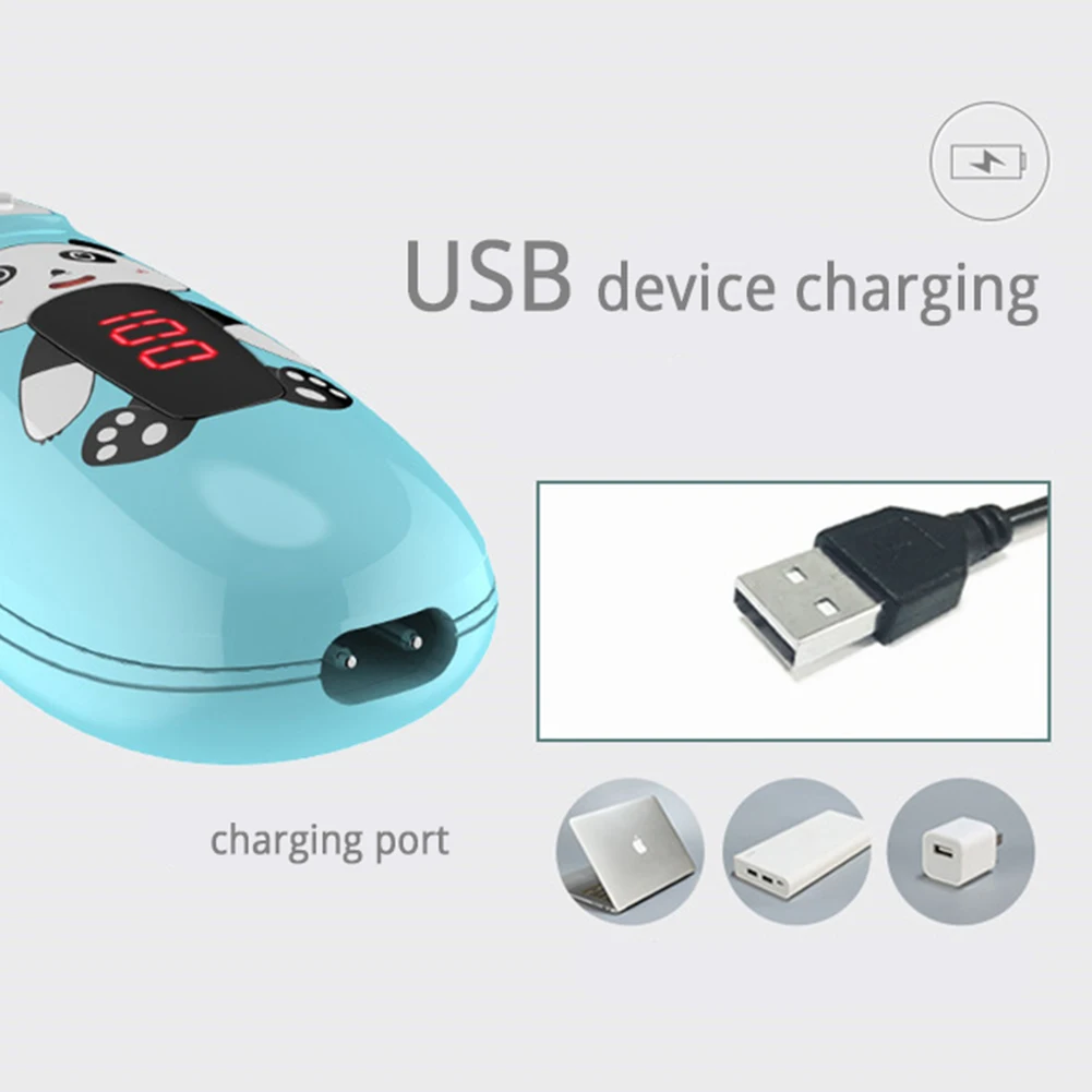 

Children's Electric Hair Clipper Set Mute Hair Clipper USB Rechargeable Electric Hair Cutter Trimmer Haircut Tool