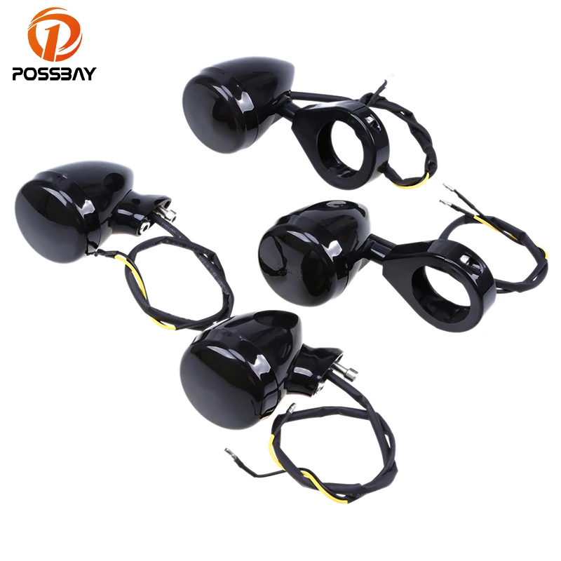 

4 шт., поворотные сигналы POSSBAY для мотоциклов