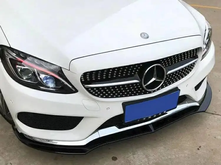 Для BENZ W117 Задний Спойлер ABS задний передний бампер диффузор защитные бамперы для