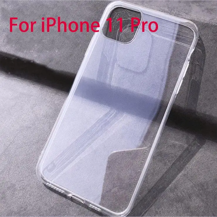 

100 шт., прозрачный мягкий чехол из ТПУ для iPhone 11 Pro Max 7 8 6 6s Plus 7Plus 8Plus X XS MAX XR, прозрачный чехол для телефона с 5 звездами SE 6s Plus