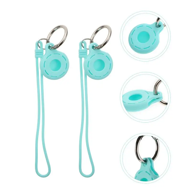 

2PCS Anti-Scratch Locator Cover Silicone Lint Shell Compatible for AirTag