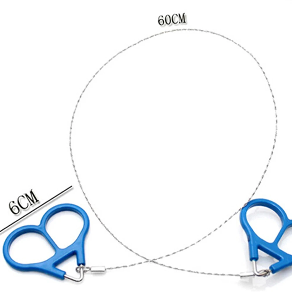Отдых на природе Нержавеющая сталь шнур пила легкий гибкий Портативный для