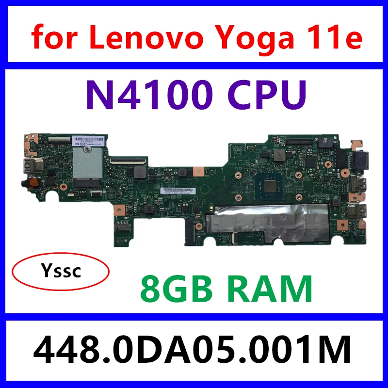 Материнская плата для ноутбука Lenovo Yoga 11e 448.0DA05.001M материнская 02DC245 с процессором