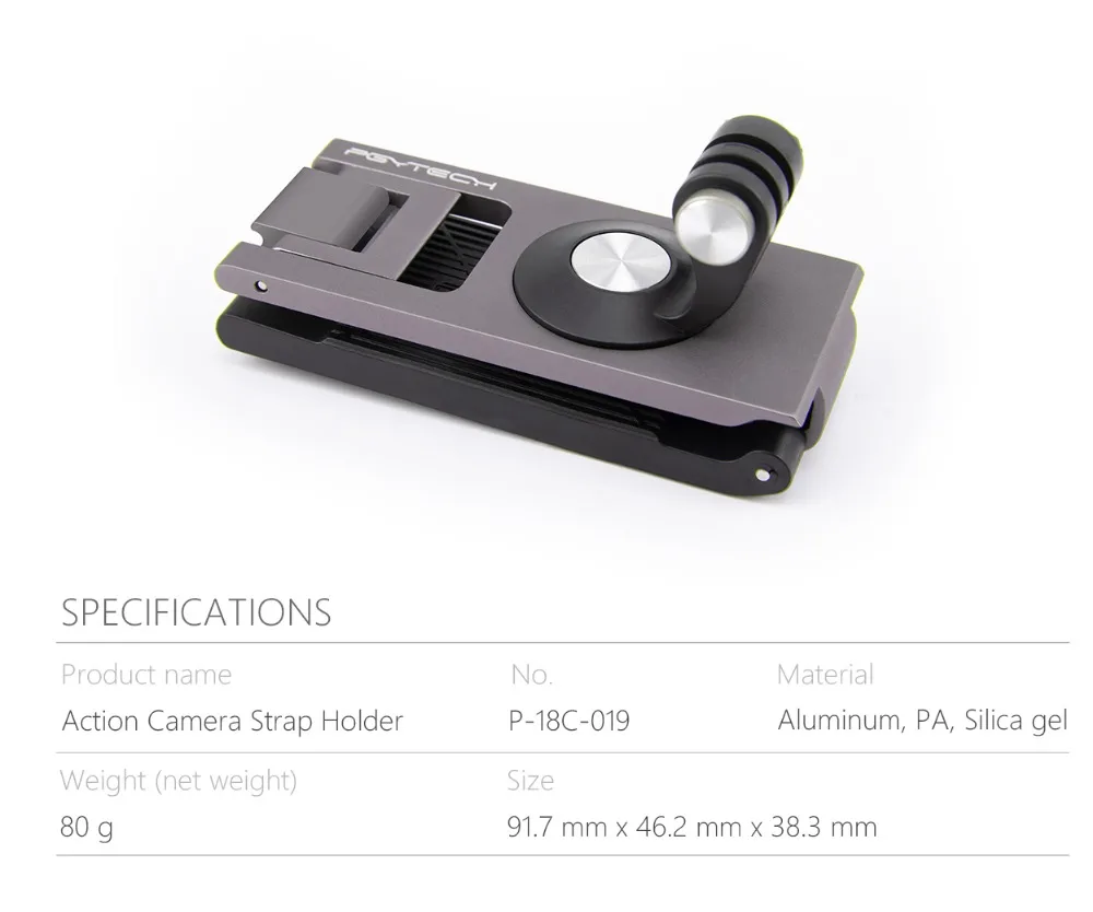 pgytech sports camera strap holder compatible with gopro 109 dji osmo pocket 2pocketaction 2 backpack clip accessories free global shipping