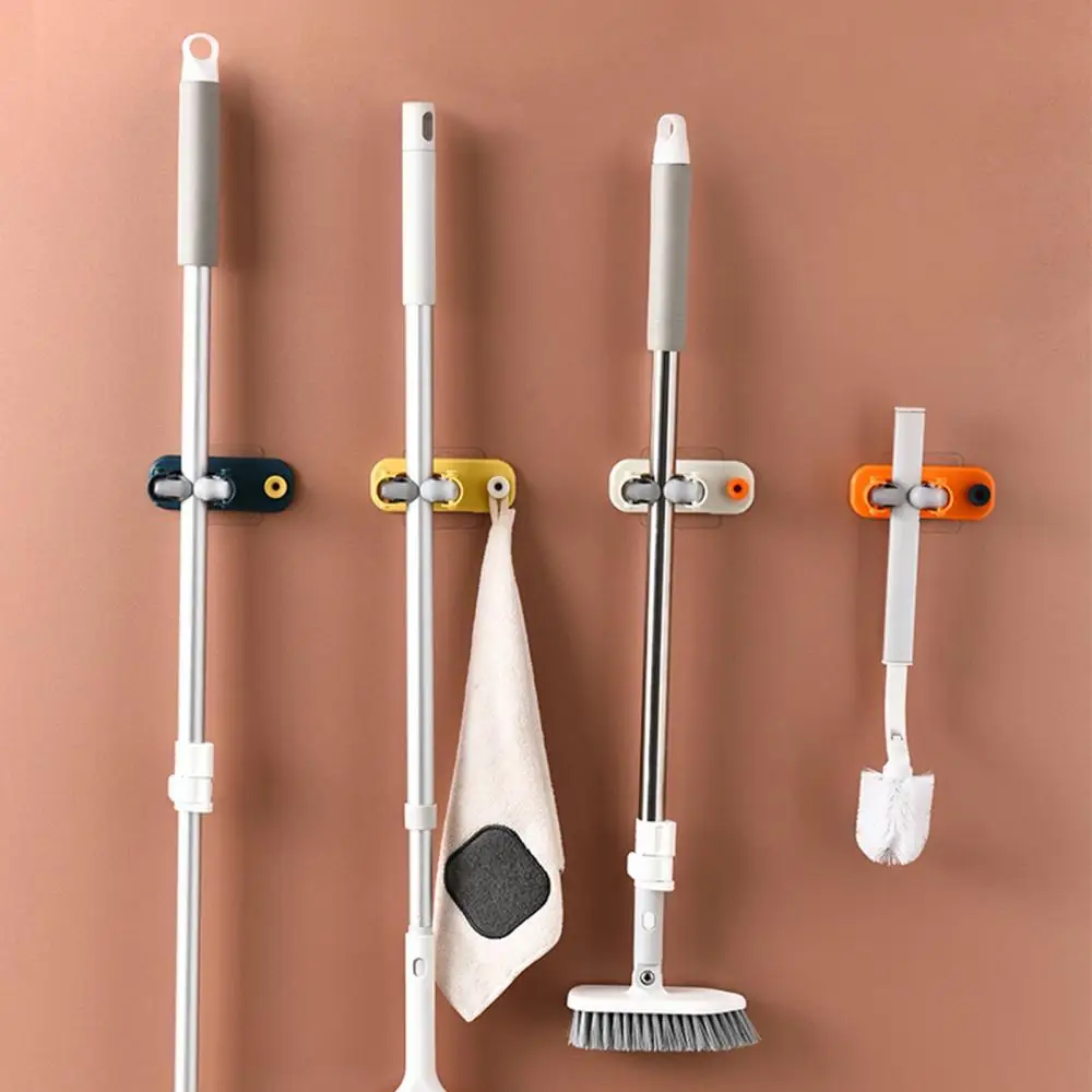 

80% Hot Sales!!! Wall-Mounted Mop Organizer Holder Broom Hanger Bathroom Shovel Storage Rack