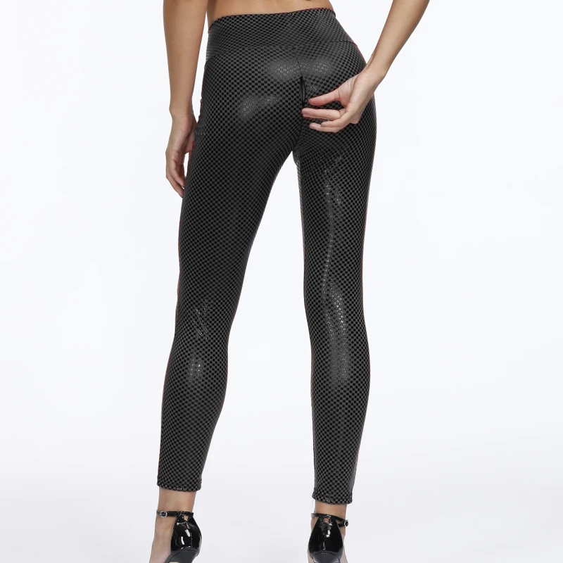 Размера плюс сексуальное экзотическое женское белье штаны из ПУ латекса