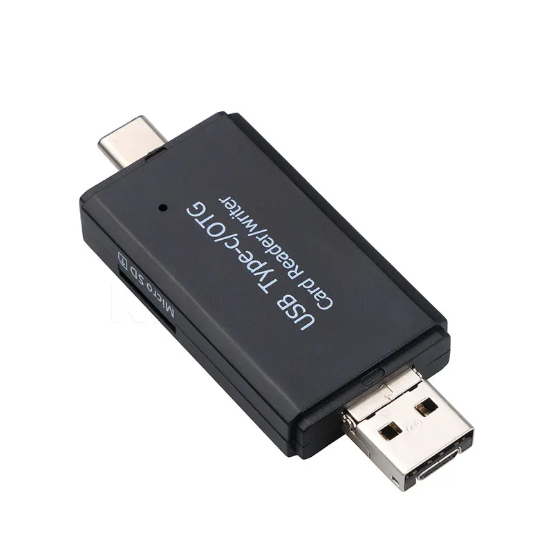 Новый Type C USB 3 0 A Micro Combo To 2 слота устройство для чтения карт SD TF Универсальный в 1 OTG