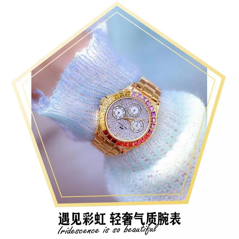 bee sister hot selling luxury diamond watches women wrist fashion brand classic rhinestone ladies watch for rejoj de mujer free global shipping