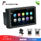 Автомагнитола AMPrime 2 Din, мультимедийный MP5 плеер на Android, с 7 