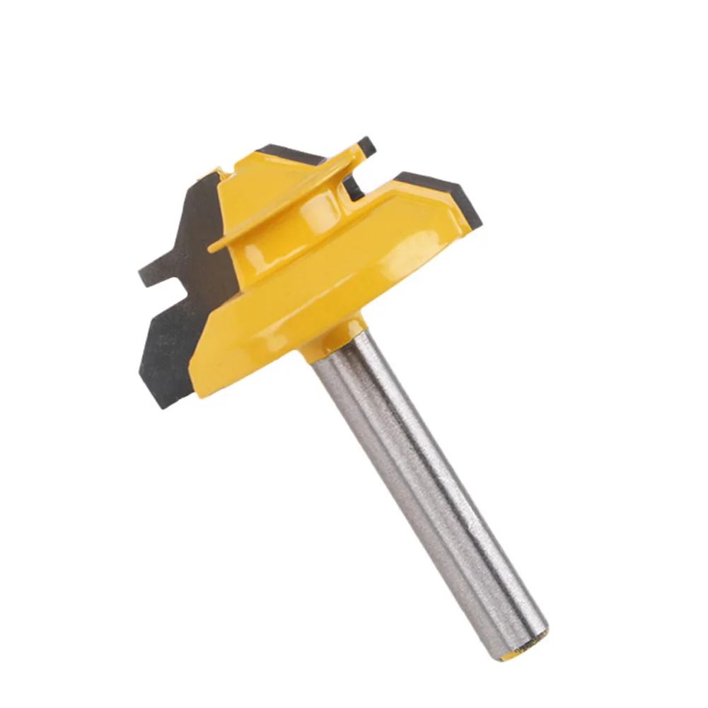

1/4 Shank 6.35MM 45 Degree Lock Miter Router Bit Woodworking Tenon Milling Cutter Tool Drilling Milling For Wood Carbide Alloy