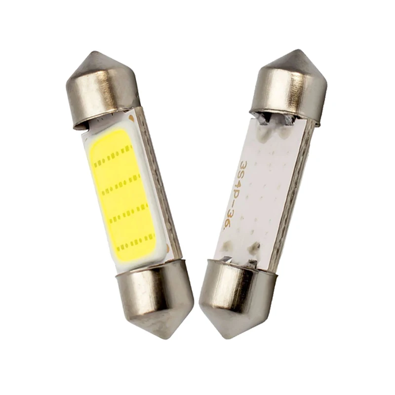 1x гирлянда 31 мм 36 мм/39 мм/41 мм C5W C10W светодиодный COB лампы 12SMD 12V 7000K интерьер автомобильного салона Чтение багажный фонарь супер яркий белый