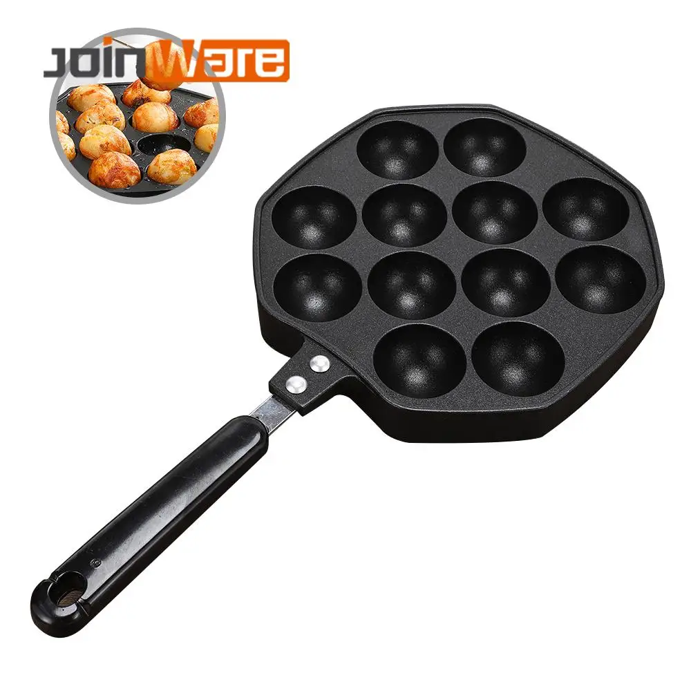 

12/16 Hole Takoyaki Pan Plate Tray Pancake Cooking Bake Mold Octopus Ball Maker