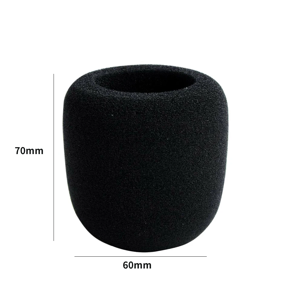 

10pcs Microphone Foam Professional Studio Windscreen Mic Sponge Cover Cap