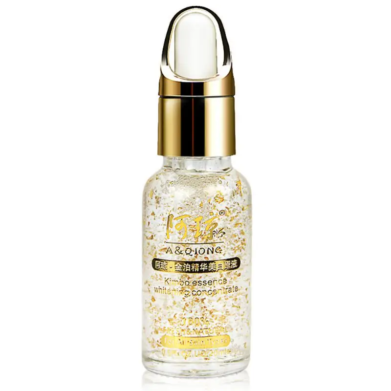 

24k Gold Foil Anti Aging Hyaluronic Acid Liquid Cream Whitening Anti-wrinkle Essence Serum 20ml