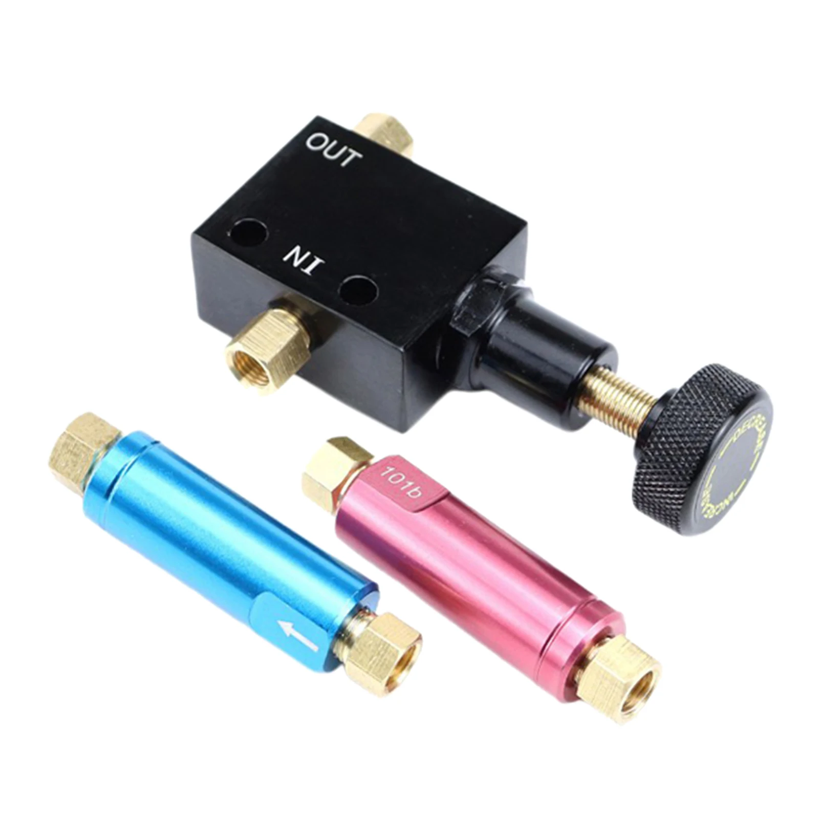 

Black Adjustable Proportioning Valve 2lb 10lb Residual Valve Disc/Drum