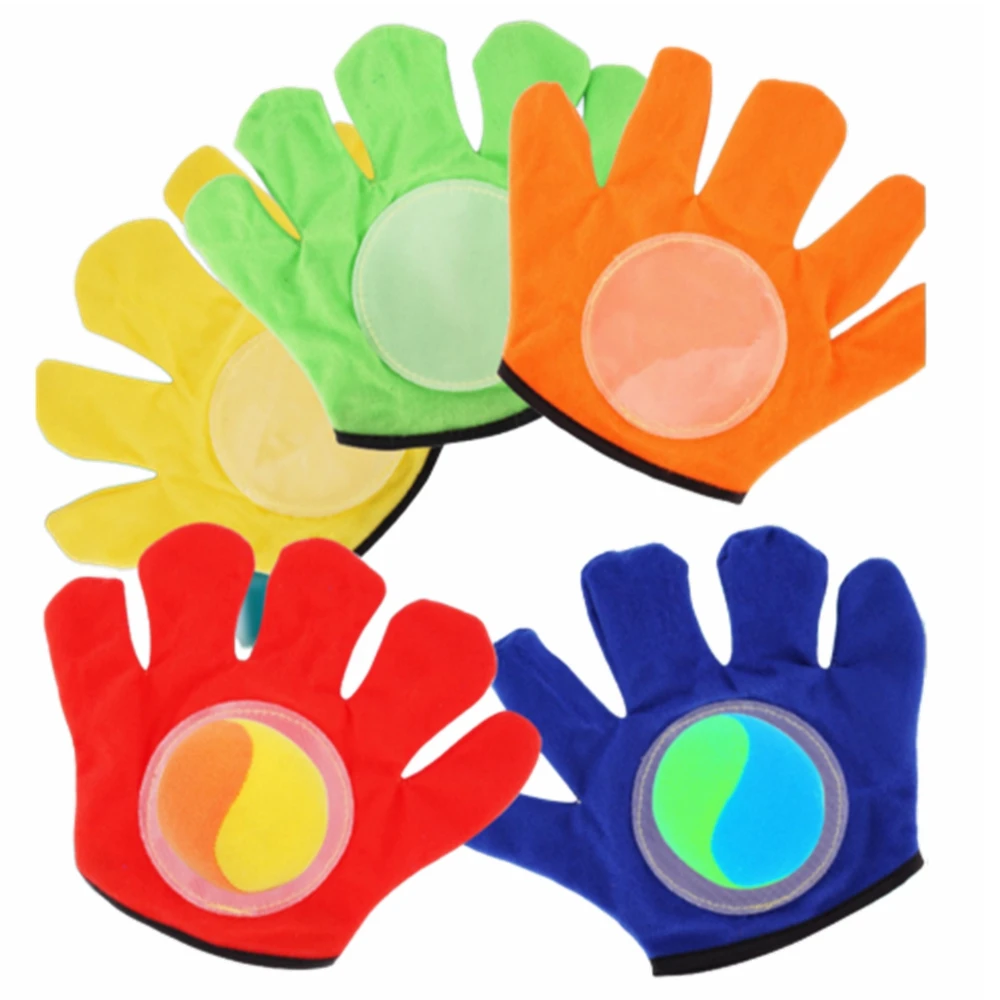 

1pcs Catch Ball Game Set Kids Sucker Sticky Ball Toy Outdoor Sports Throw And Catch Parent-Child Interactive Outdoor Toys GYH