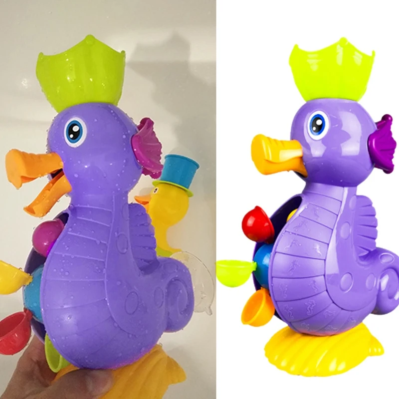 Детские игрушки для душа ванны милая утка водяное колесо игрушка Дельфин детский