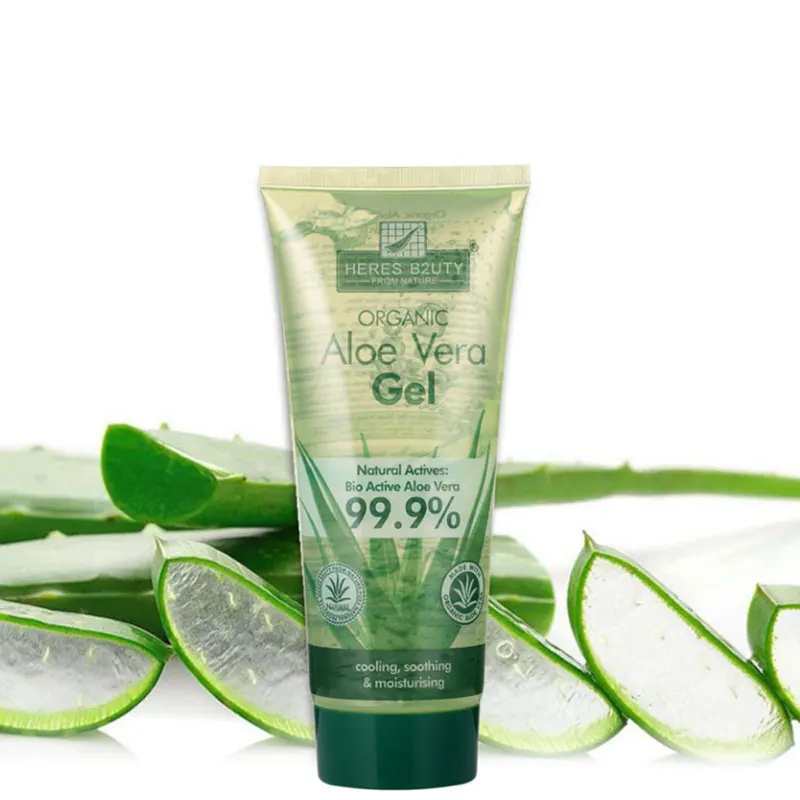 

99.9% Organic Natural Active Aloe Vera After-Sun Soothing Gel Moisturising Antioxidant Sunburn Repair Face Mask Day Cream 200ml