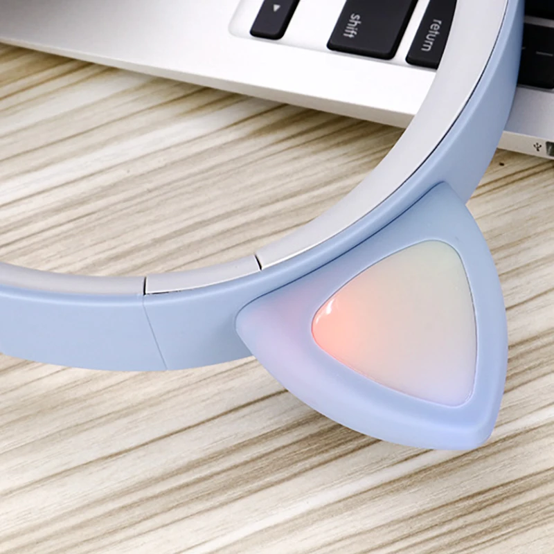 Детская Беспроводная Bluetooth-гарнитура 5 0 регулируемые удобные стереонаушники со