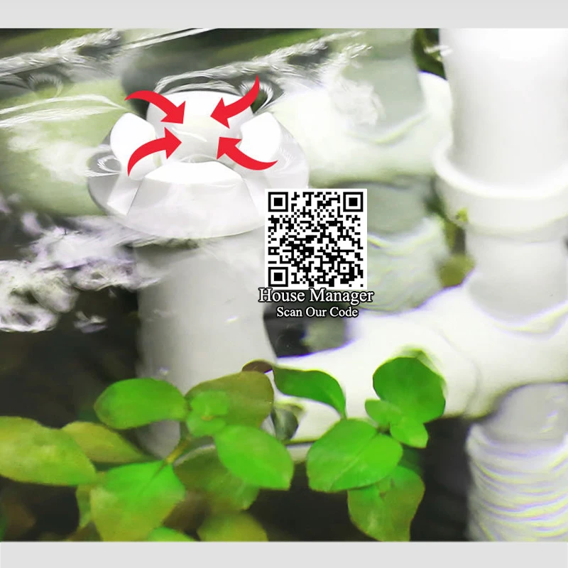 

Aquarium Filter Pump Fish Tank Submersible Air Oxygen External Pump Aquarium air pump Wave pump aquarium Remove Oil Film Skimmer