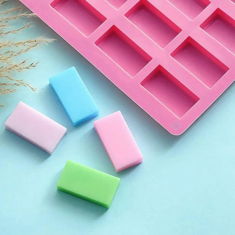 Прямоугольная форма для мастики шоколадных конфет 20 отверстий силиконовая