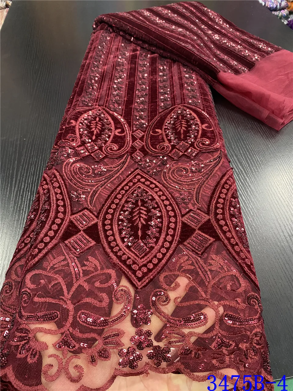 Горячая Распродажа бархатная кружевная ткань 2020 Высококачественная африканская