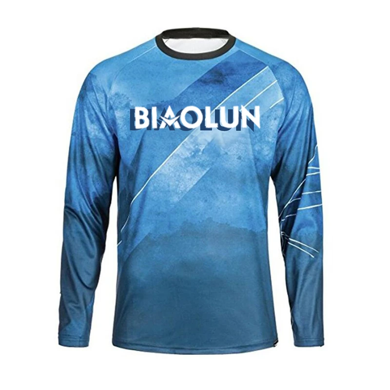 

Neutral Motorcycles Downhill Round Neck Long Sleeved Sweatshirt Breathable Cycling Clothes NEW Man Maillot For BIAOLUN Clothes