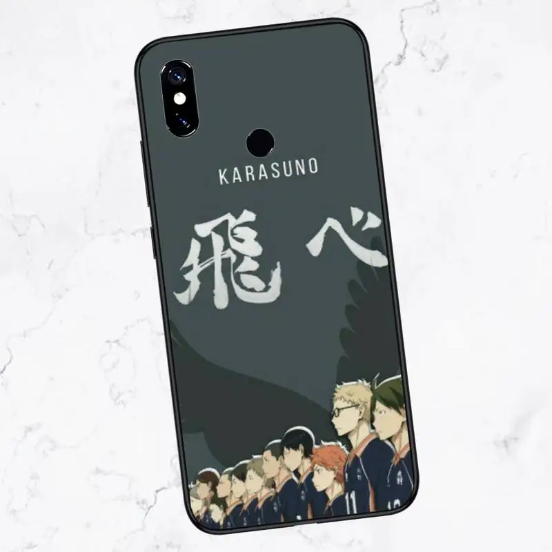 

anime cartoon Haikyuu basketball Phone Case For Xiaomi Redmi 7 8 9t a3Pro 9se k20 mi8 max3 lite 9 note 9s 10 pro