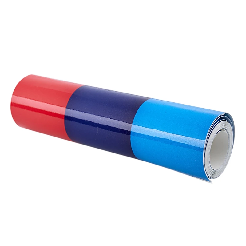 

2M M-Colored Car Hood PVC Sticker Decal Stripe Fenders For BMW 3/5/7 Serie