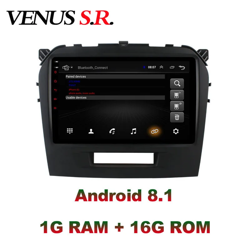 Автомобильный dvd-проигрыватель VenusSR на Android 8 1 2.5D для Suzuki Vitara radio 2015-2016 мультимедиа