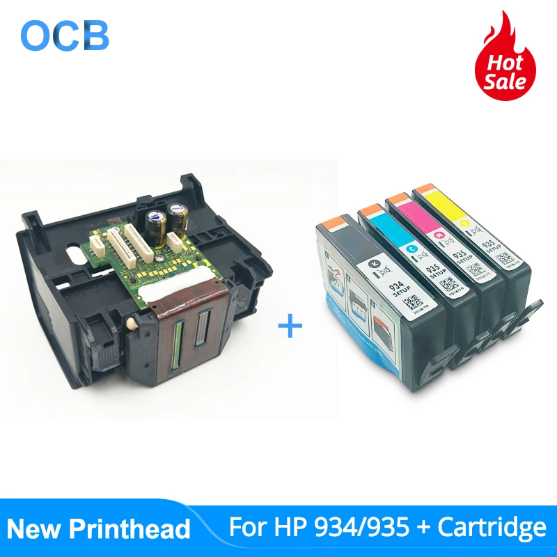 Cartucho de Impressão para hp 935xl com Configuração para hp 935xl 6800 6810 6812 6815 6820 6822 6835 6200 6230 6235 C2p18a 934 935 xl 934xl