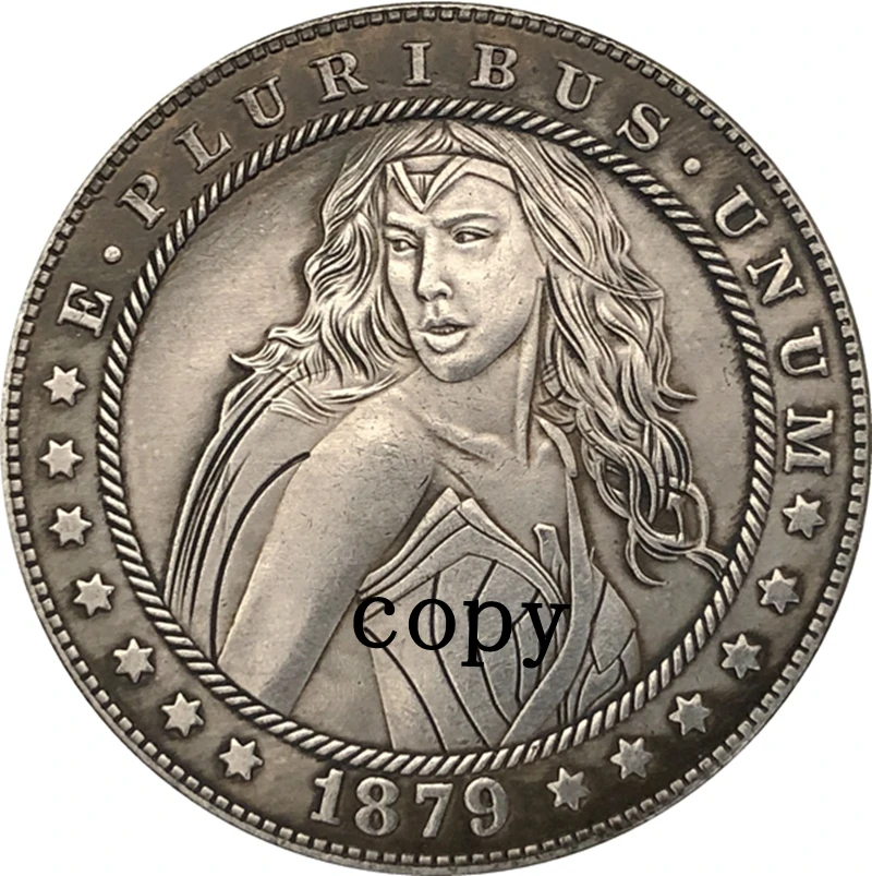 

Хобо никель 1879-CC США Монета Моргана доллар копия Тип 253