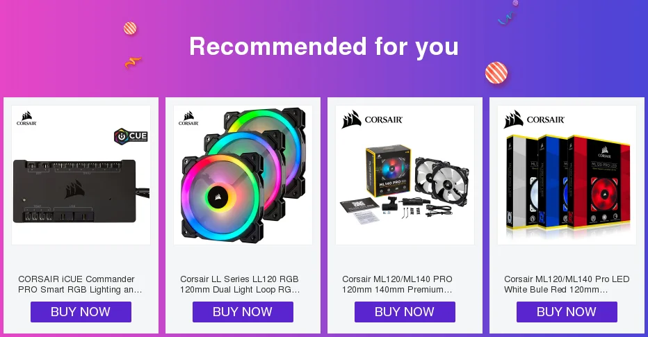 Corsair ML120/ML140 Pro светодиодный Белый Синий Красный 120 мм 140 мм Премиум Магнитный левитационный Вентилятор охлаждения