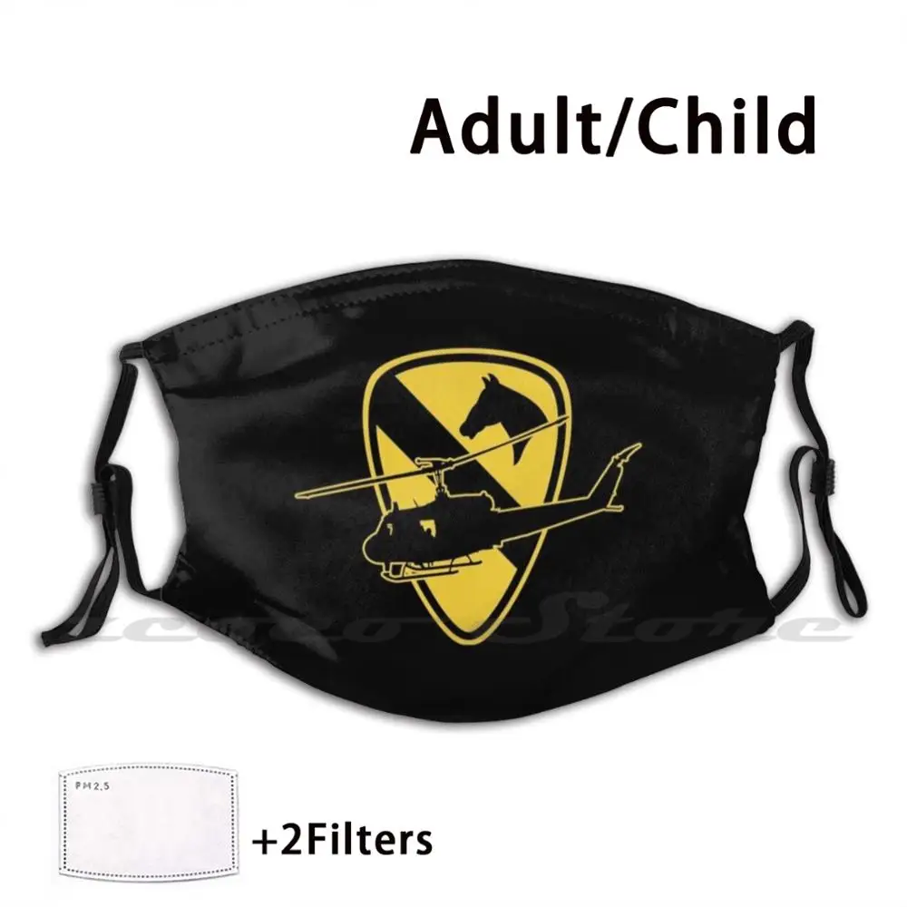 1-я кавалерия дивизия/первая команда маска DIY моющийся фильтр Pm2.5 рот тренд