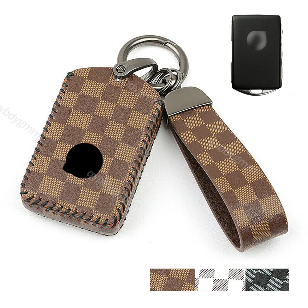 

Кожаный чехол для ключа дистанционного запуска автомобиля, защитный чехол, держатель, автомобильные аксессуары для Volvo S60 S90 V90 XC40 XC60 XC90 17-20