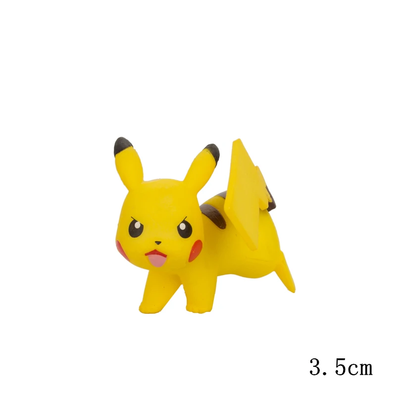 

Tomy 3-9cm Pokemon Pet Collection Pikachu Squirtle Bulbasaur Charmander Vulpix Eevee Abra Litten Anime Figures Dolls Model Toys