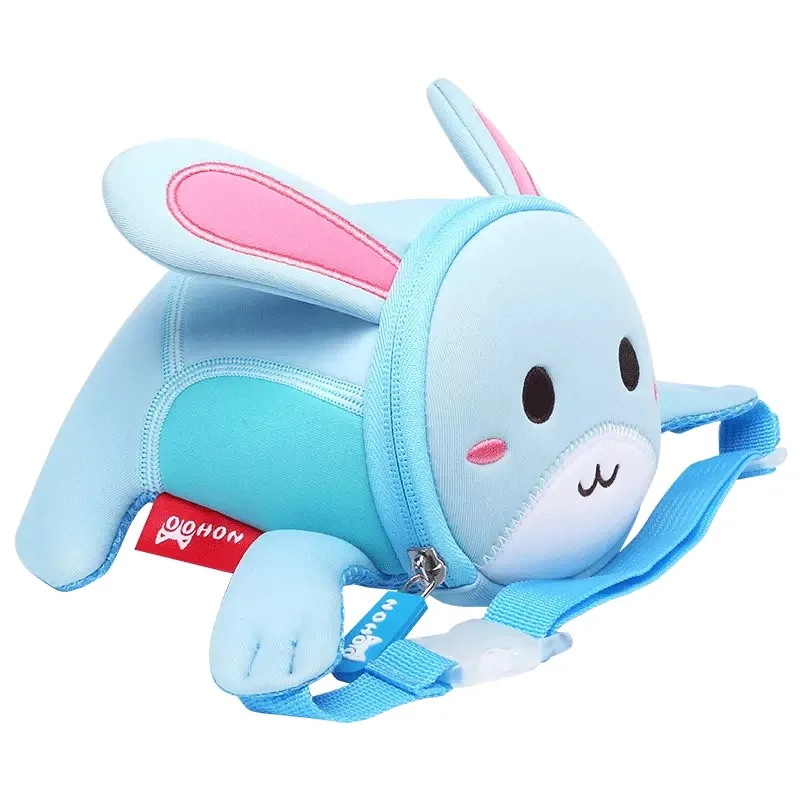 Waist pack rabbit Рюкзак NOHOO с 3D рисунком, Детская сумка для девочек и мальчиков, школьные сумки mochila escolar, милые водонепроницаемые Рюкзаки для детского сада - Цвет: Waist pack rabbit