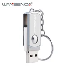USB-флеш-накопитель WANSENDA, из нержавеющей стали, 8 ГБ, 16 ГБ, 32 ГБ, 64 ГБ, 128 ГБ