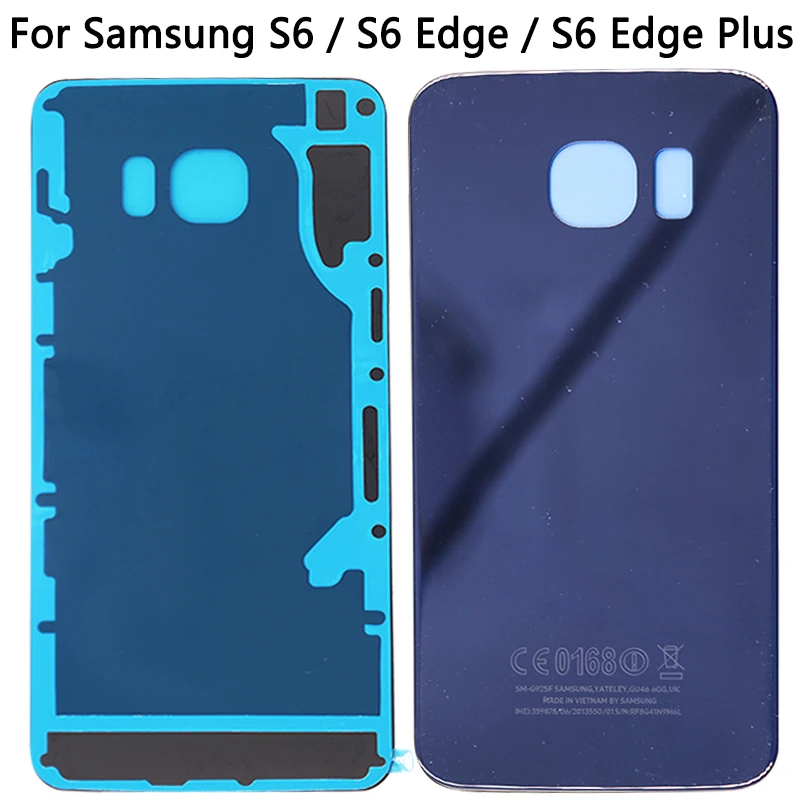 S6 G920 полный корпус для Samsung Galaxy Edge G925 крышка аккумулятора средняя рамка сенсорное