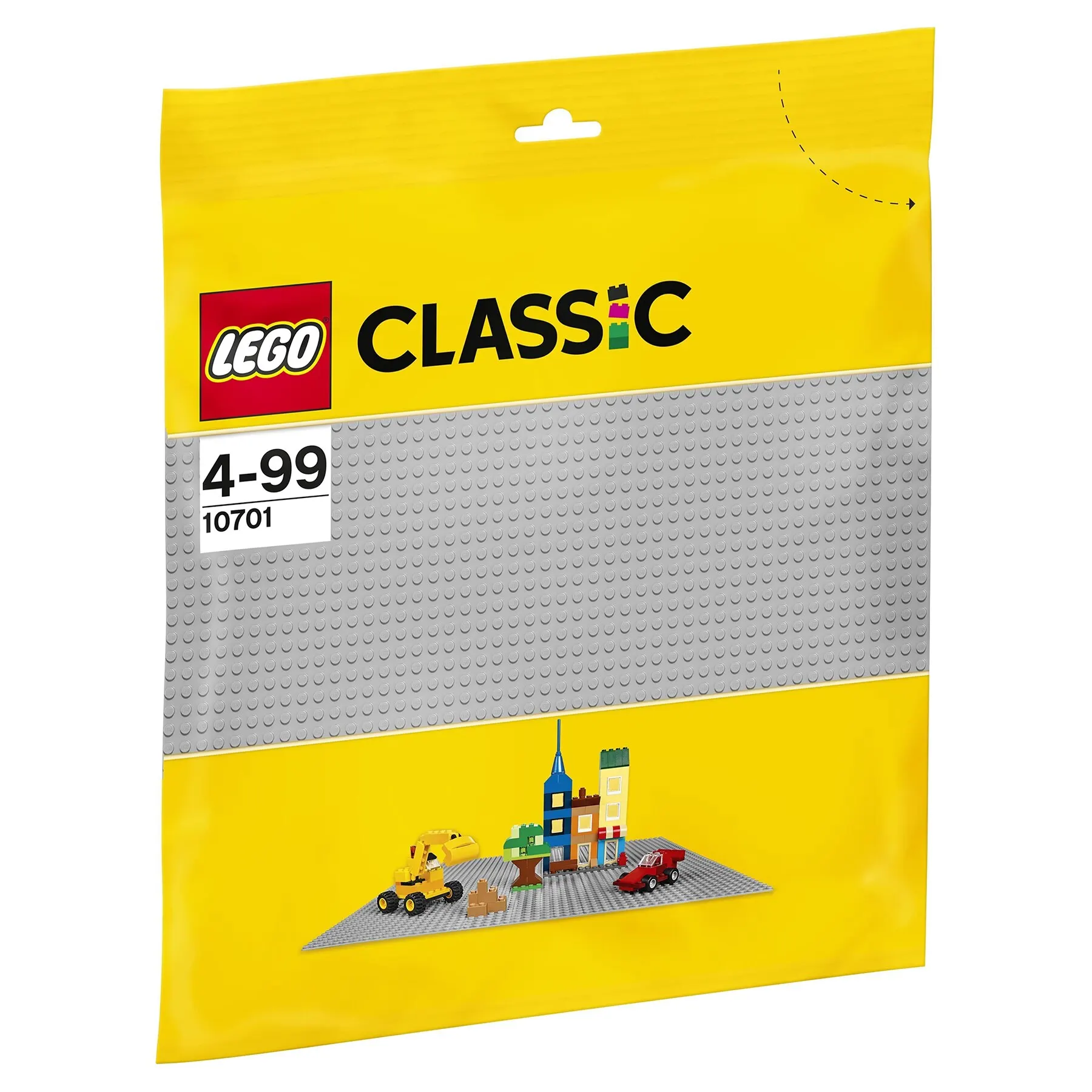 Конструктор LEGO Classic 10701 Строительная пластина серого цвета | Игрушки и хобби