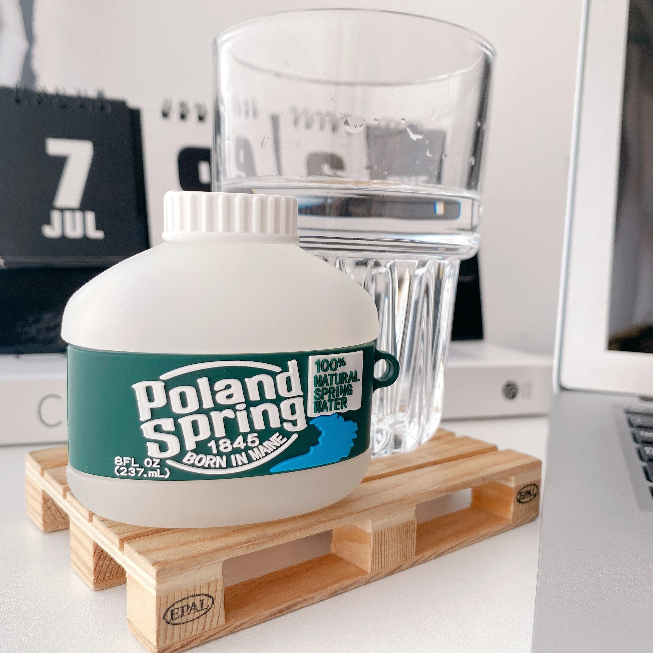 3D польская Весенняя коробка для наушников с минеральной водой Airpods Pro 1 2 защитный