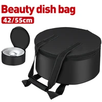4255cm studio equipment bag two layer design drum style with beauty dish bowens mount honeycomb grid diffuser sock bag