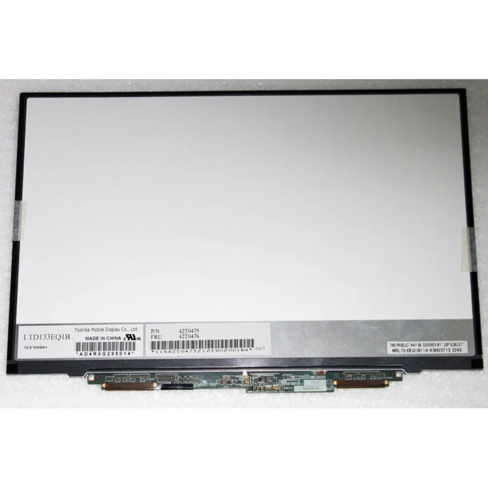 ЖК-экран для ноутбука 13 3 дюйма LTD133EQ1B сменная панель 1280X800 WXGA Thinkpad X300 X301 LVDS 40