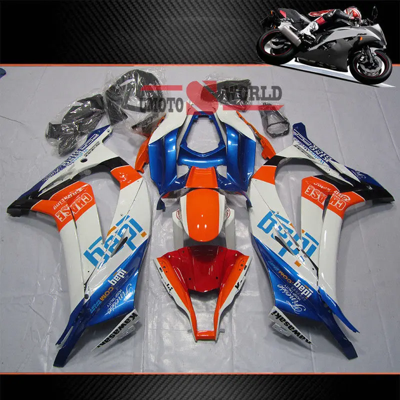 ZXMT мотоцикл обтекатель комплект кузов подходит для Kawasaki ninja ZX10R 2011- 12 13 14 ABS впрыска УФ светильник технология отверждения