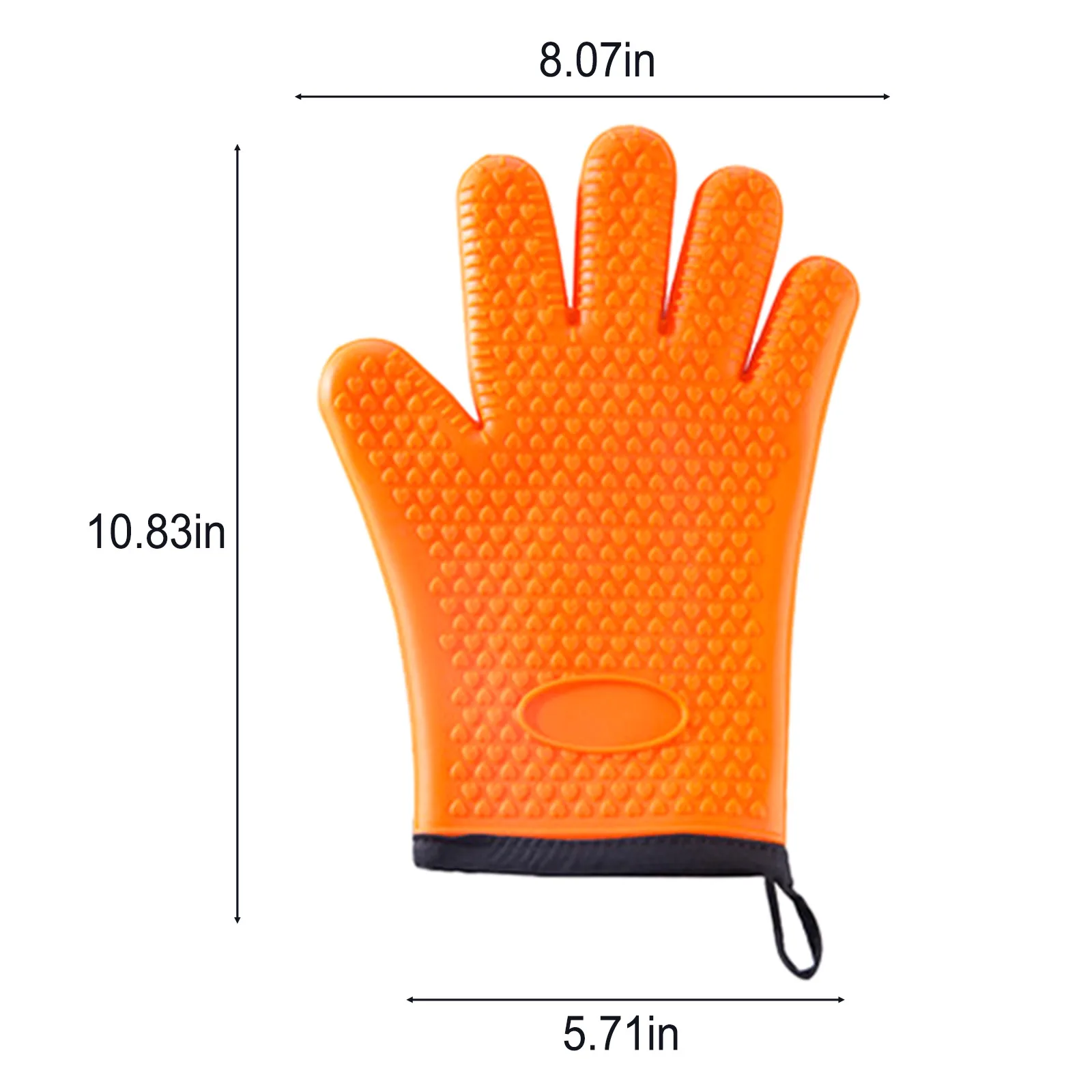 

Silicone Oven Mitt Heat Resistant Non-Slip Kitchen Gloves Long Cotton BBQ Oven Gloves For Barbecue Cooking Baking Gadget