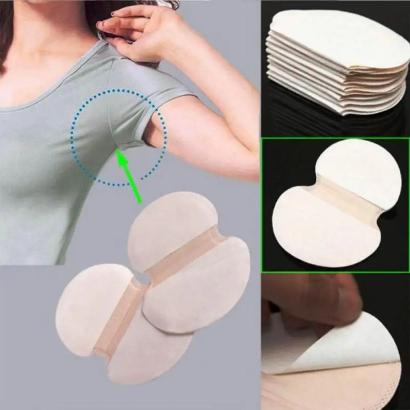 

20pcs Disposable Armpits Sweat Pads Summer Anti Sweat Stickers Deodorant Deodorant Women Underarm Gasket Absorbing Pads TSLM2