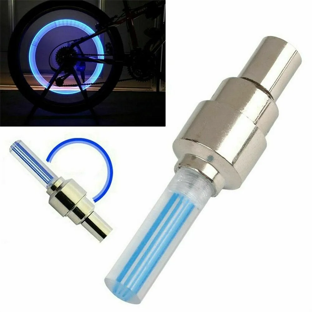 

1Pc Motorbikes Valve Stem LED Dust Cap For Car Motorcycle Bike Bicycle Wheel Tire Light Led Lamp High Quality PVC Aluminum