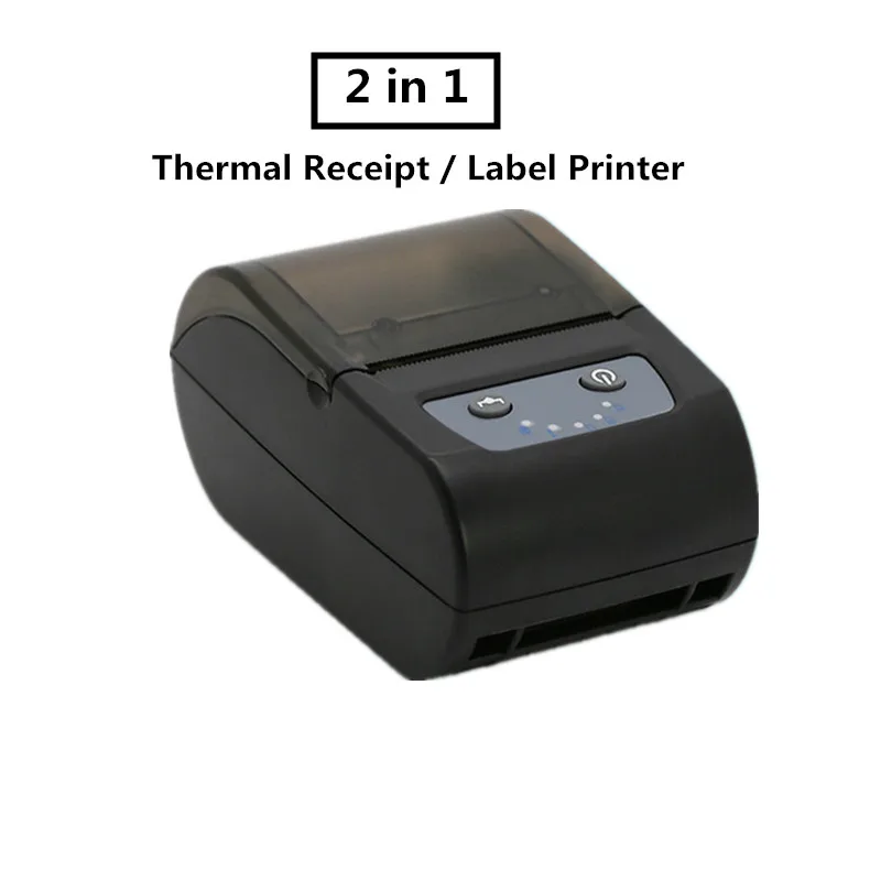 Мини этикетка штрих-код стикер Принтер термопринтер 2 в 1 принтер Счетная машина 20