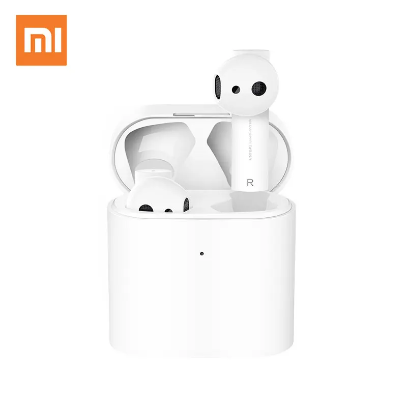 Оригинальные Беспроводные стереонаушники Xiaomi Air 2 TWS Airdots True Stereo Bass ENC Bluetooth 5 0