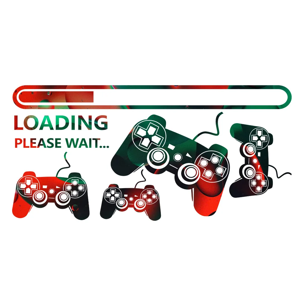 

New Game Console Wall Sticker Living Room Bedroom Children's Room Decoration Sticker Ksr-5a